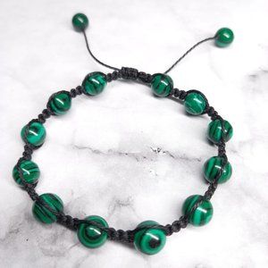 Shambala Bracelet With Malachite Stone